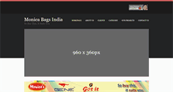 Desktop Screenshot of monicabags.com